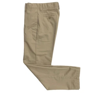 B08-Lands End, 12Y, cotton/twill pant, Khaki (12 Years Slim,Khaki) - Picture 1 of 1