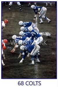 1968 COLTS NFL CHAMPIONSHIP GAME (comes in 4 sizes)