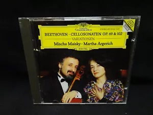 Beethoven / Mischa Maisky / Martha Argerich - Cello Sonatas - NM - NEW CASE!!! - Picture 1 of 4