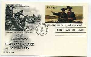 UX91 Lewis and Clark Expedition, 1806, ArtCraft, FDC