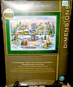 A TREASURED TIME Dimensions GOLD COLLECTION Christmas NOS Cross Stitch Kit 8569 - Bild 1 von 10