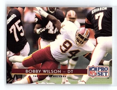 1992 Pro Set Bobby Wilson Washington Redskins #89 - Image 1 of 2