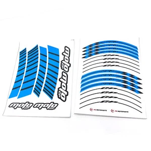 Aqua GP02 Vinyl Wheel Sticker Decal Kit For Yamaha FJ09 MT-09 Tracer 18 19 20 - Picture 1 of 12