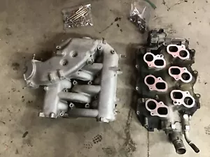 2003 03 Ford mustang Intake manifold Manifolds upper lower 3.8 FREE SHIPPING! - Foto 1 di 9