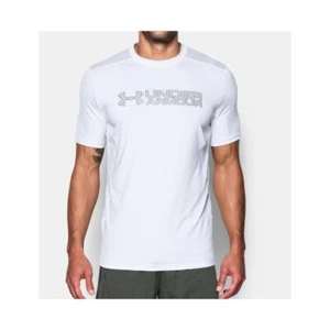TSHIRT UNDER ARMOUR 1292648 FITTED GRAPHOIC  BIANCO - Foto 1 di 2