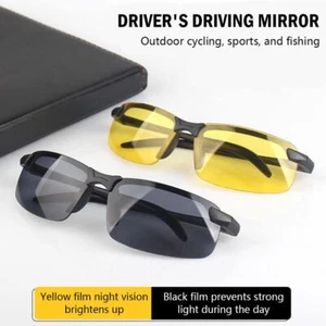 Photochrome Sonnenbrille Herren Autofahren Übergangsglas Brille8 - Bild 1 von 14