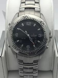 Citizen Men's Navitach Black Dial Stainless Steel Case Watch 964559 - Picture 1 of 5
