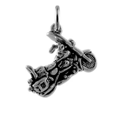 TheCharmWorks Sterling Silver Harley Davidson Motorbike Charm - Image 1 of 2