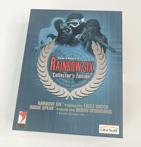 Tom Clancy's Rainbow Six Collectors Edition Box Set PC Missing poster and shirt - Picture 1 of 5