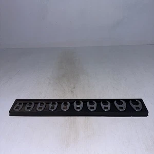 Snap On 10pc 3/8" Drive Metric Flare Nut Crows Foot Socket Set 9-18mm 210FRHMA - Picture 1 of 7