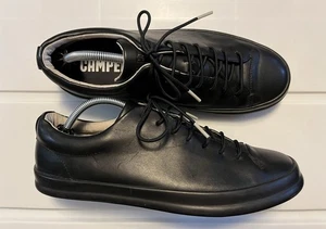 Zapatos para hombre Camper talla 43 EE. UU. 9,5 negro cuero chasis zapatilla con cordones - Imagen 1 de 13