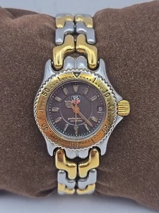 Reloj pulsera TAG HEUER S/el WG1420-0 esfera gris 23 mm cuarzo suizo para mujer - Imagen 1 de 7