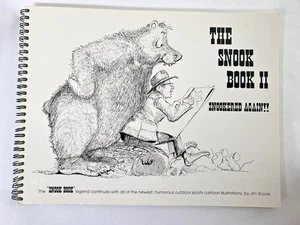 The Snook Book II Snookered Again!! Jim Snook Outdoor Cartoons Spiral Softcover - Imagen 1 de 9