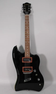 De Armond Jet Star Special P90s Gloss Black Finish Electric Guitar - Image 1 of 4