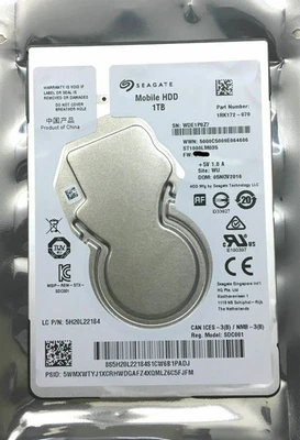 For Seagate ST1000LM035 1TB 2.5" SATA 128MB Laptop HDD PC MAC PS4 - Image 1 of 4