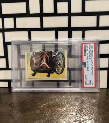PROFESSOR X Rookie PSA 9 1984 Leaf Marvel Super Heroes Secret Wars Stickers #64 - Image 1 of 4
