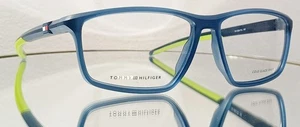 Originale TOMMY HILFIGER TH 1834 FLL Eyeglasses MATTE BLUE New Plastic 57-14-140 - Picture 1 of 14