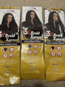 Menge 10 Outre X-Pression Zopf Xpress vorgedehnt 52" 58" Flechthaar - Bild 1 von 12