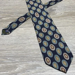 Chaps Ralph Lauren Handmade Luxury 100% Silk Neck Tie for Men Made in USA 59”L - Picture 1 of 10