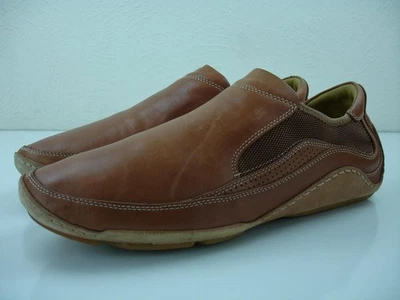 Zapatos Mocasines Para Hombre 10 M Cole Haan Tucker Serie G Conducción Veneciana Cuero Tostado Foto 1 de 4