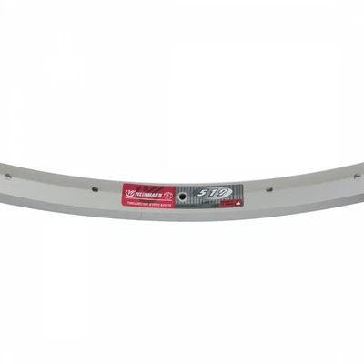 Llanta Weinmann 519 Silver 700C - Aleación ligera, 32 agujeros, solo compatible con tubo Foto 1 de 2