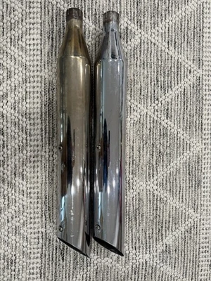 4" Slash Cut Slip-on Mufflers for 2009 to 2016 Harley Davidson Touring - Image 1 of 3