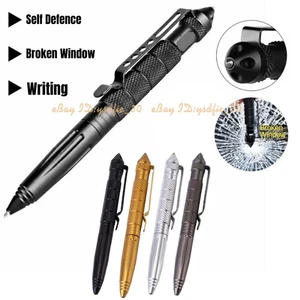 Emergency Pen Survival Window Glass Breaker Tool Tungsten Steel Head - Foto 1 di 7
