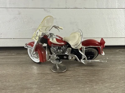 Maisto Harley-Davidson FLH Duo Glide масштаб 1/18 красный БЕСПЛАТНАЯ доставка - Изображение 1 из 4
