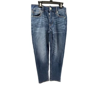 American Eagle Dark Wash Blue Denim High Rise Skinny Jeans Women's Size 4 - Picture 1 of 7