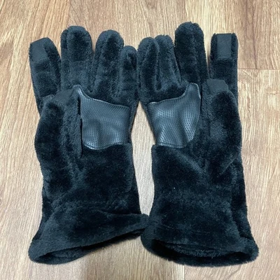 Guantes táctiles inteligentes Lands End negros de invierno de piel sintética para mujer talla grande Foto 1 de 4