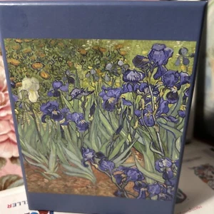 Perfectly Puzzling 100 Pcs Irises Van Gog Small Pretty Puzzle Rare Collector - Picture 1 of 6