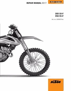KTM Service Workshop Shop Repair Manual Book 2017 350 SX-F - Bild 1 von 12
