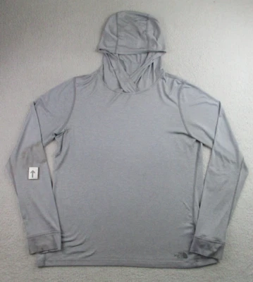 The North Face Sudadera con Capucha Mujer L Gris Rendimiento Ligero Gimnasio *LEER Foto 1 de 4