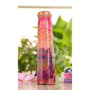Botella de agua 100 % cobre puro para yoga Ayurveda beneficios para la salud 750 ml - ENVÍO GRATUITO - Imagen 1 de 8