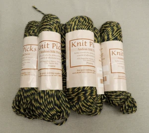 Matassine 6 -50 g maglia picks seta andina twist prateria 55% alpaca 22% lana 23% seta - Foto 1 di 5