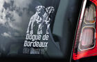 Bordeauxdogge Auto Aufkleber,Französisch Mastiff Hund Fenster Nestchen Aufkleber