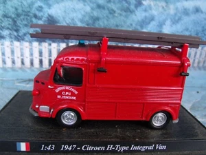 1/43  DelPrado 1947 Citroen H type Integral van France FIRE - Picture 1 of 3