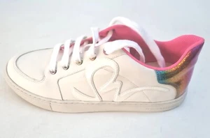 SOPHIA WEBSTER Swalk Cupsole White & Rainbow Trainers EU 39 UK 6 RRP £275
