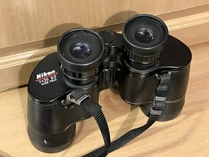 Nikon 7x35 9.3 Degree Wide Field Binoculars Black Japan Tested Sharp & Clear - Picture 1 of 4