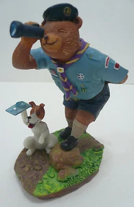 1999 Scouts of China (Taiwán) - Figura de oso explorador/modelo (14,5 cm H) - Imagen 1 de 12