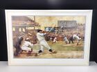 Vintage Babe Ruth Lithograph Poster Print By Paul Birling - 25.5x37”