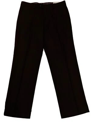 Pantalones de vestir Bachrach calce moderno vino espiga talla 34x30 nuevos con etiquetas Foto 1 de 4