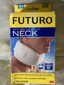 FUTURO Soft Cervical Collar Neck Custom Adjust. Fit Moderate Support 09027 - Picture 1 of 9