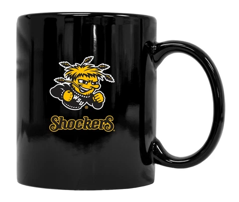 Wichita State Shockers Coffee Mug-NCAA Black Ceramic Mug Cover