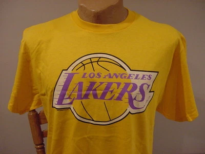 COOL Camiseta Clásica Majestuosa Dorada Lg Los Angeles Lakers Para Hombre, ¡NUEVA! Foto 1 de 2