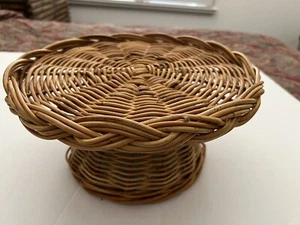 Lovely Basket Style Cake Stand/Chip & Dip  - Picture 1 of 8