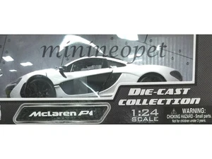 MOTORMAX 79325 MCLAREN P1 1/24 DIECAST MODEL CAR WHITE - Picture 1 of 1