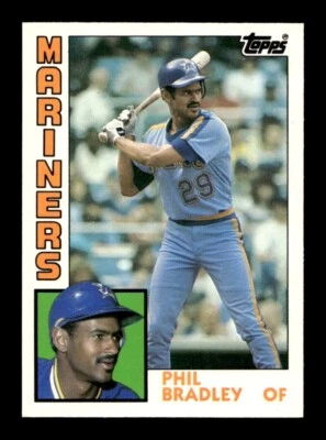 1984 Topps Traded Tiffany #15 Phil Bradley Mariners NEAR MINT *2a - Image 1 of 2