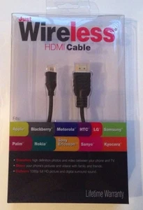 Band New! Just Wireless Universal HDMI Cable for Mobile Devices Free Shipping! - Picture 1 of 3