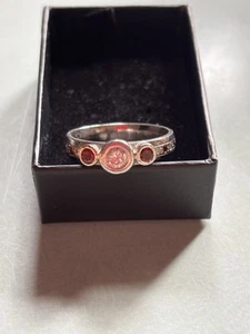Diamond And Rugby Palladium Ring - Picture 1 of 8